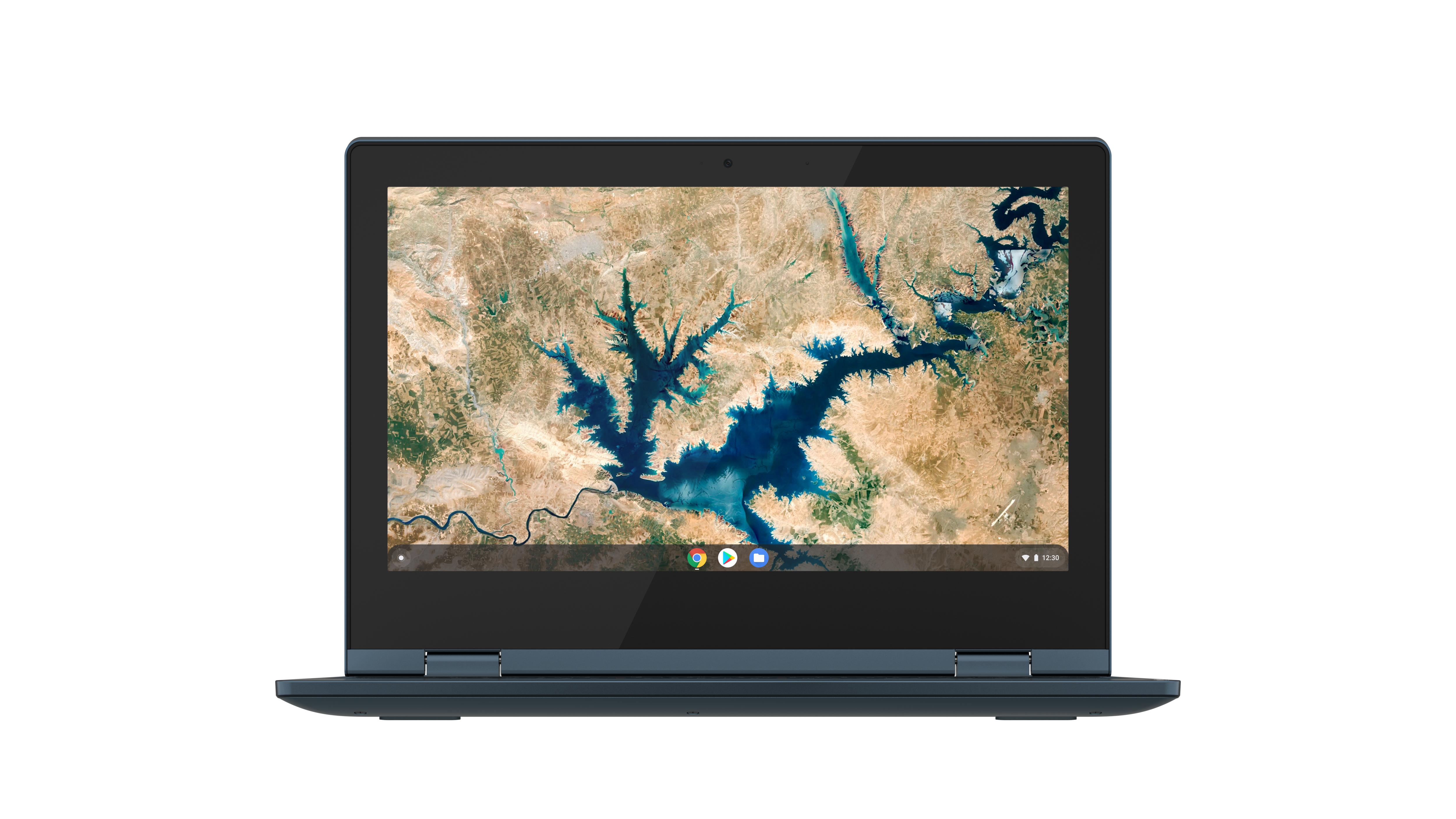 Lenovo Ideapad Flex 3 Chromebook - 11.6" Touchscreen 2-in-1 - Intel Celeron N4020 - 4GB - 32GB eMMC - Abyss Blue - Chrome OS - 82BB0009US - image 5 of 13