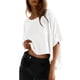 thumbnail image 1 of Tops Dokotoo Summer para mujer, talla grande, manga corta, color blanco, 1 of 6
