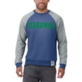 thumbnail image 4 of Men's Darius Rucker Collection by Fanatics Royal/Heather Gray Seattle Seahawks Throwback Color Block Raglan Pullover, 4 of 4