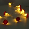 thumbnail image 4 of Lights Mushroom String Lights Outdoor Garden Solar Toadstool Warm White Led 3.5m Ip441setred, 4 of 5