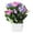 Purple, variant on Yirtree Artificial Flowers in Vase Silk Rose Arrangements Fake Faux Flowers Bouquets with Plastic Vase Dinning Table Centerpieces Bedroom Bathroom Kitchen