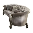 thumbnail image 2 of ACME Versailles Sofa w/5 Pillows, Velvet & Antique Platinum, 2 of 3