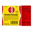 Circle B Mild Link Smoked Sausage, 20 oz, 5 Ct Refrigerated, Plastic