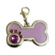 thumbnail image 1 of Placa de identificación personalizada para mascotas | Placa grabada con el nombre de la mascota para perros y gatos | Placa personalizable para el collar de la mascota con información de contacto, 1 of 3
