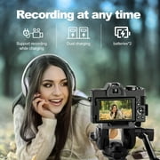 NBD 4K Digital Cameras for Photography,48 MP Autofocus Vlogging Camera with 52mm Wide Angle & Macro Lens