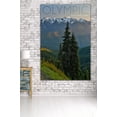 thumbnail image 3 of Olympic National Park, Washington, Hurricane Ridge (36x54 Giclee Gallery Art Print, Vivid Textured Wall Decor), 3 of 3