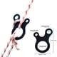 thumbnail image 2 of Tensor de cuerda de aleación de aluminio de 16 piezas, tensor de cable tensor de tres orificios, ajustador de hebilla de cuerda de tienda, ligero, para lona de tienda de campaña,, 2 of 5