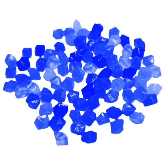 Xoxingysm Glowing Stones Glow in the Dark Blue Glow in the Dark Garden Pebbles for Outdoor Decor Glowing Water for Fish Tank Gravel Diy Decorative Luminous Stones, 1 Pack of Glowing Stones