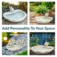 thumbnail image 4 of Sunnydaze 7"H Electric Glazed Ceramic Fish Outdoor Water Fountain - White, 4 of 10