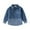 #04 Blue, variant on Gyexs Toddler Kids Boys Jackets Button Down Little Girl Denim Jacket Solid Long Sleeve T Shirts (#02 Dark Blue, 5-6 Years)