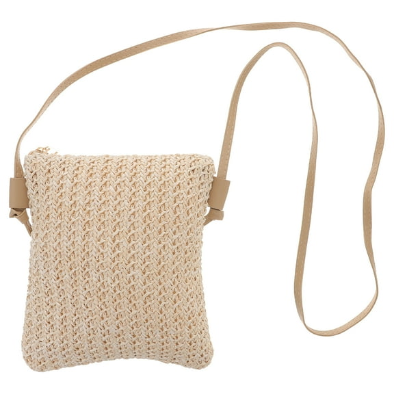 CATIEBYE Straw Beach Bag for Women, Fashionable Straw Weave Tote, Lightweight Bag, 1 Pack