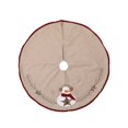 thumbnail image 1 of Christmas Tree Base Cover Skirt Snowman Apron Christmas Tree Skirt  Decor, 1 of 3