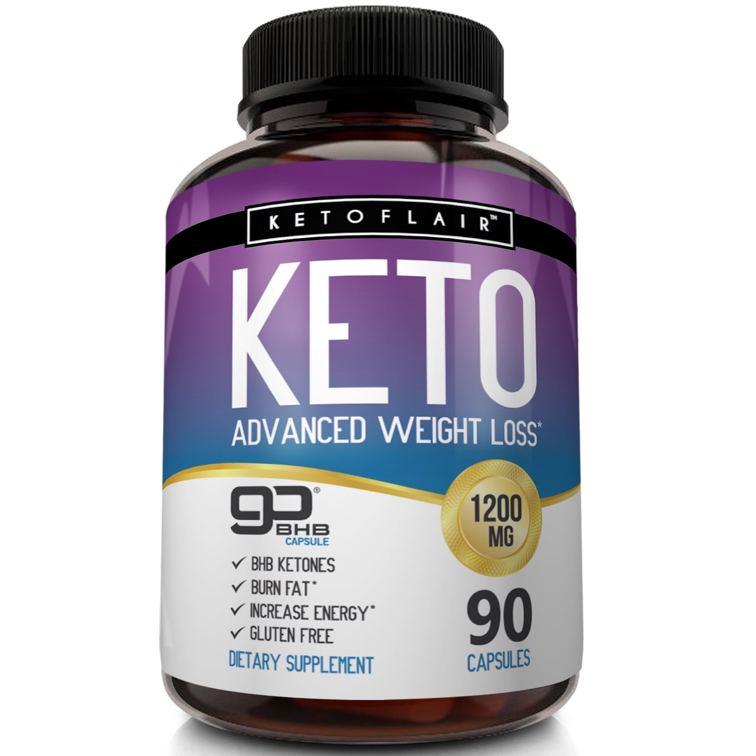 Nutriflair Keto Advanced Weight Loss Supplement 1200 Mg 90 Capsules Walmart Com Walmart Com