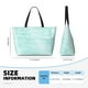 thumbnail image 4 of Fotbe Blue Bright Bolsa de Viaje para Playa - Resistente al Agua, Bolsa Tote de Gran Capacidad y Ligera con 7 Bolsillos para Mujeres y Hombres, 4 of 7