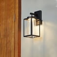 thumbnail image 6 of Globe Electric Black LED Integrated Outdoor Indoor Wall Sconce, 6 of 14
