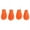 Orange, variant on XISAOK 4PCS Anti-Slip Dog Shoes Rubber Boots for Small Medium Large Puppy Pet Dogs