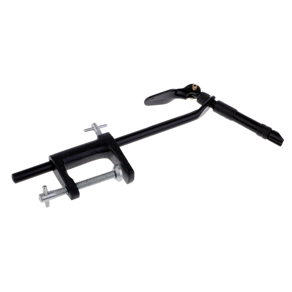 Dualoai Rotary Fly Tying Vise, Stainless Steel Travel Vise with C Clamp, Traveler Fly