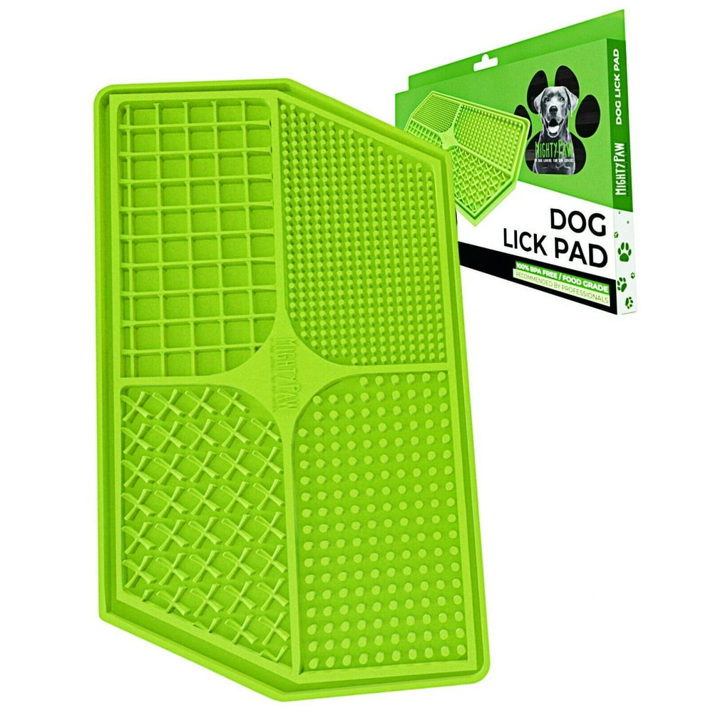 Mighty Paw Dog Lick Pad Food Grade Silicone Mat for Fun, Anxiety, and