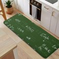 thumbnail image 5 of Math Equations Math Symbols Green Pattern Kitchen Rug Mat,Kitchen Runner Rugs Non Skid Washable,Decorative Kitchen Floor Mats for Kitchen,Sink,Laundry,17"x47.2", 5 of 7