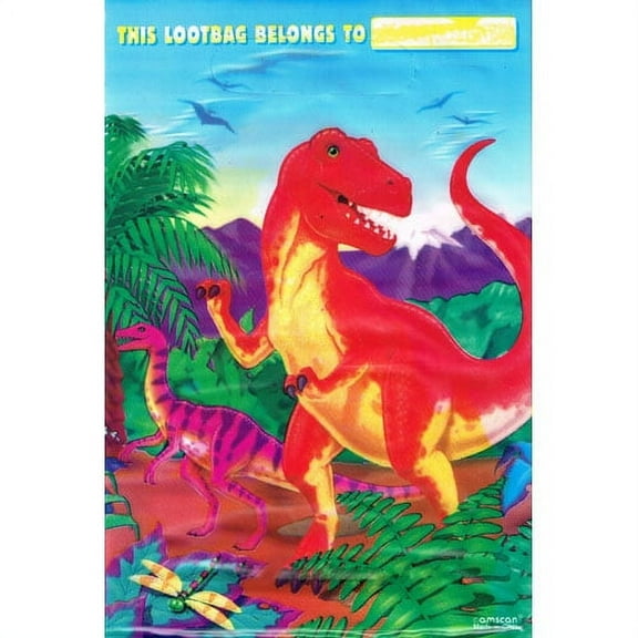 Dinosaur Red Favor Bags (8ct)