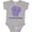 AC-Heather Grey, variant on Inktastic I Love My Nana Elephant Purple Blue Boys Baby Bodysuit