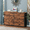 Rustic Brown, variant on Tydimor Black 8 Fabric Drawers Dressers for Bedroom Wide Dresser TV Stand for 55" TVs, Chest of Drawers
