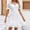 White, variant on ZZwxWA White Embroidery Mini Crochet Dress Square Neck Short Sleeve Dresses Lace Sundress for Women Cocktail Party