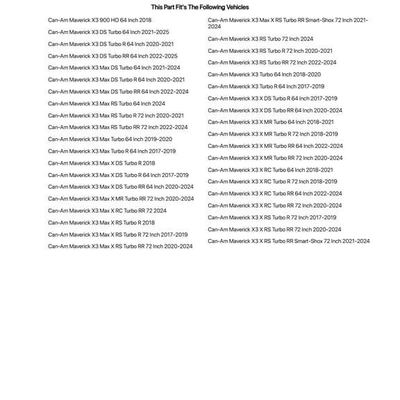 Tusk LED Light Bar Brackets 40" Straight/Curved for Can-Am Maverick X3 Max RS Turbo 64 Inch 2024