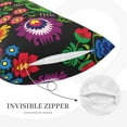 thumbnail image 5 of Fotbe Traditional Floral Polish Pillow Cases - Envelope Closure - Luxury, Extra Soft, Cooling Pillow Covers - Wrinkle, Fade, Stain Resistant-14"x20", 5 of 9