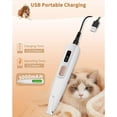 thumbnail image 6 of Pet Hair Trimmer with LED Light, Ultra-Low Noise Grooming Kit, Rechargeable Clippers for Small Dogs Cats Paws, Eyes, Ears, Face, Rump, 6 of 6