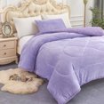 thumbnail image 2 of 2 Piece Sherpa Fleece Bed Blanket Twin,Thick Warm Baby Borrego Blanket With Pillow Case, 2 of 5