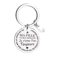 thumbnail image 1 of Porte-clés en Acier Inoxydable 26 Lettres 3x3cm, 1 of 1