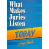 Pre-Owned What Makes Juries Listen Today (Hardcover 9781888075656) by Sonya Hamlin