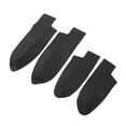 thumbnail image 1 of 4 Unids/Set Reemplazo de Cuero de Microfibra para Reposabrazos de Panel de Puerta Delantera y Trasera de Coche para CRV 2007-2011 Negro, 1 of 12
