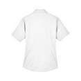 thumbnail image 5 of Harriton M500SW Women's Easy Blend™ Short Sleeve Twill Dress Shirt with Stain-Release-White-XS, 5 of 5