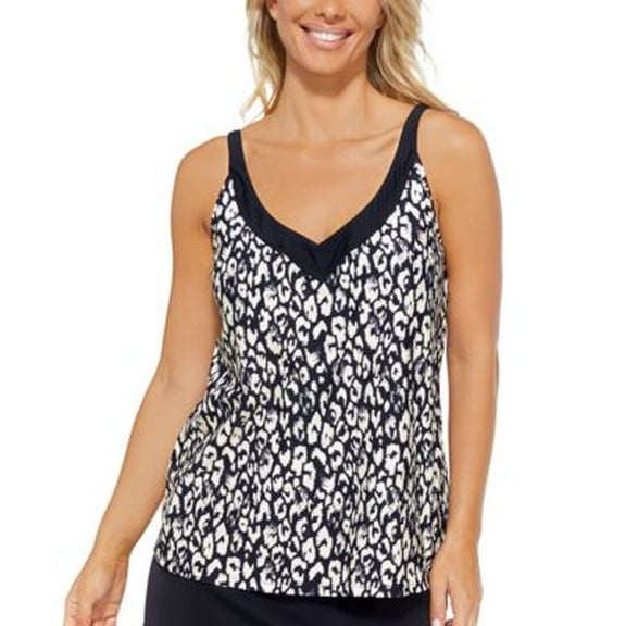 Island Escape Bora Bora Printed Adjustable U BlackWhite 6