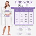 thumbnail image 7 of Casual Nights - Flannel Floral Long Sleeve Nightgowns for Women, Soft Lightweight Cotton & Lace Trim, Comfortable Lounging, Yellow Purple X-Large, 7 of 7