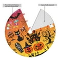 thumbnail image 4 of Kll 36" Christmas Tree Skirt Happy Halloween 4 Xmas Tree Skirts Mat For New Year Xmas Holiday Party Indoor Outdoor Home Decoration, 4 of 9