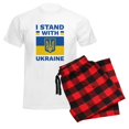 thumbnail image 6 of CafePress - I Stand With Ukraine Men's Light Pajamas - Men's Light Loose Fit Cotton Pajama Set, 6 of 7