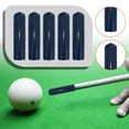 thumbnail image 1 of Cubiertas de punta de señal de piscina de 5 piezas de la piscina Capas de punta de billar de billar fácil de instalar Daño Billiards Stick Tips cubre 9.5 mm, 1 of 8