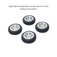 thumbnail image 3 of VONKY 4pcs RC Car Wheel Rim Tire Modification Parts For 1/28 Wltoys K969 RC Wheel Rim Tire RC Car Vehicle silver 1Set, 3 of 6