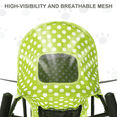 thumbnail image 5 of MoNiBloom 4 Wheel Foldable Lightweight Pet Trolley for Cats & Dogs, Lawn Green with White Polka Dots, 5 of 13