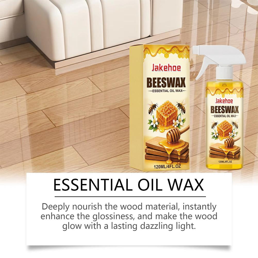 120ML Beeswax Furniture Polish Spray, Wood Polishing Maintenance Spray for Wooden Surface Care