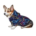 thumbnail image 6 of Uemuo Multicolor Bowling for Winter Dog Hoodie Sweatshirts with Pockets Warm Dog Clothes for Small Dogs Chihuahua-Small, 6 of 8