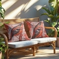 thumbnail image 5 of Throw Pillow Cover - Set of 2 Decorative Birds Printed Design Cushion Case for Home Decor Sofa Couch Chair Bed Patio Living Room Bedroom Car Office - 18x18 Inches, 5 of 9