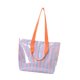 thumbnail image 5 of Bolso de mano tipo tote con rayas, bolso de hombro para enfermera, bolso de compras, bolso de hombro informal para fin de semana. Azul rosa, 5 of 9