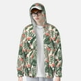thumbnail image 4 of Haiem Palm Trees and Tropical UPF 50+ Fishing Shirts for Men Long Sleeve UV Sun Protection Hoodie Non-Mask Outdoor Hiking Shirts, 4 of 9