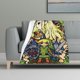 thumbnail image 1 of Manta con estampado multicolor, manta de franela súper suave, ligera y esponjosa, manta de cama de felpa Zelda y Link, 1 of 8