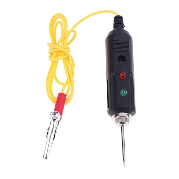 Probador de Circuitos Automotriz Tester de Voltaje Automotriz Lapicero de Prueba Eléctrica Probador de Luz LED Función de Detección de Fugas Material Resistente PP Metal Adecuado para