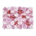 thumbnail image 2 of Decoración de la pared de la flor 3D Sunnimix 40x60cm flores de seda púrpura, 2 of 8